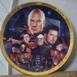 Star Trek Best of Both Worlds plate